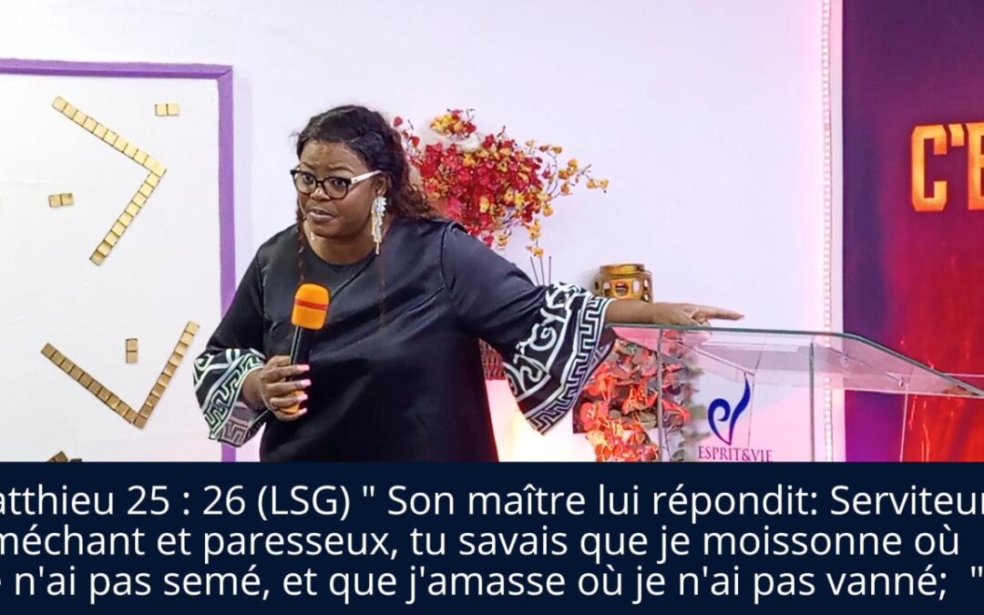 Dim 6 juillet 2025: LA PERFECTION SELON DIEU